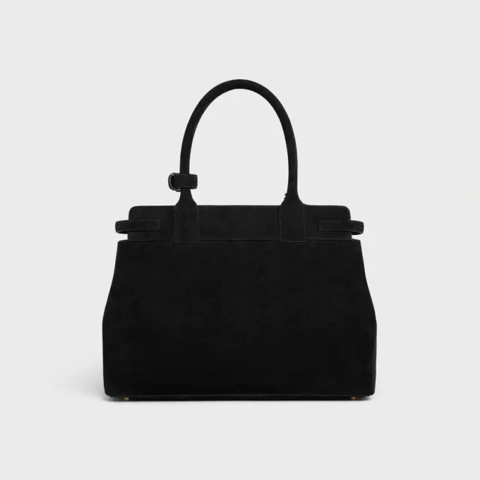 Celine Conti Bag in Suede Calfskin Celine Conti Bag in Suede Calfskin