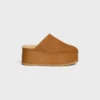 Celine Dana – Wedge Mule in Suede Calfskin Celine Dana – Wedge Mule in Suede Calfskin