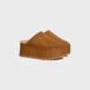 Celine Dana – Wedge Mule in Suede Calfskin Celine Dana – Wedge Mule in Suede Calfskin