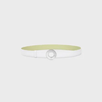 Celine Disc Buckle 25Mm in Metal & Reversible Strap 25Mm in Smooth and Grained Calfskin Celine Disc Buckle 25Mm in Metal & Reversible Strap 25Mm in Smooth and Grained Calfskin