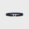 Celine Disc Buckle 25Mm in Metal & Reversible Strap 25Mm in Smooth and Grained Calfskin Celine Disc Buckle 25Mm in Metal & Reversible Strap 25Mm in Smooth and Grained Calfskin
