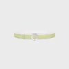 Celine Disc Buckle 25Mm in Metal & Reversible Strap 25Mm in Smooth and Grained Calfskin Celine Disc Buckle 25Mm in Metal & Reversible Strap 25Mm in Smooth and Grained Calfskin