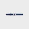 Celine Disc Buckle 25Mm in Metal & Reversible Strap 25Mm in Smooth and Grained Calfskin Celine Disc Buckle 25Mm in Metal & Reversible Strap 25Mm in Smooth and Grained Calfskin