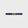 Celine Disc Buckle 25Mm in Metal & Reversible Strap 25Mm in Smooth and Grained Calfskin Celine Disc Buckle 25Mm in Metal & Reversible Strap 25Mm in Smooth and Grained Calfskin