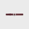 Celine Disc Buckle 25Mm in Metal & Reversible Strap 25Mm in Smooth and Grained Calfskin Celine Disc Buckle 25Mm in Metal & Reversible Strap 25Mm in Smooth and Grained Calfskin