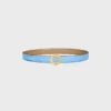 Celine Disc Buckle 25Mm in Metal & Reversible Strap 25Mm in Taurillon Celine Disc Buckle 25Mm in Metal & Reversible Strap 25Mm in Taurillon