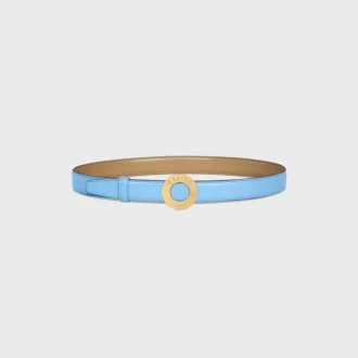 Celine Disc Buckle 25Mm in Metal & Reversible Strap 25Mm in Taurillon Celine Disc Buckle 25Mm in Metal & Reversible Strap 25Mm in Taurillon