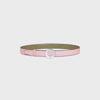 Celine Disc Buckle 25Mm in Metal & Reversible Strap 25Mm in Taurillon Celine Disc Buckle 25Mm in Metal & Reversible Strap 25Mm in Taurillon