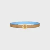 Celine Disc Buckle 25Mm in Metal & Reversible Strap 25Mm in Taurillon Celine Disc Buckle 25Mm in Metal & Reversible Strap 25Mm in Taurillon