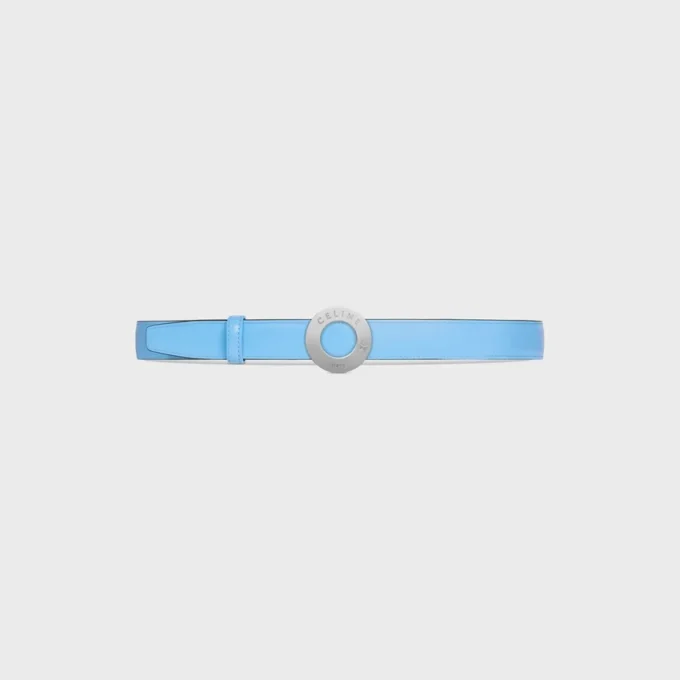 Celine Disc Buckle 25Mm in Metal & Reversible Strap 25Mm in Taurillon Celine Disc Buckle 25Mm in Metal & Reversible Strap 25Mm in Taurillon