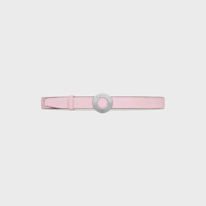 Celine Disc Buckle 25Mm in Metal & Reversible Strap 25Mm in Taurillon Celine Disc Buckle 25Mm in Metal & Reversible Strap 25Mm in Taurillon