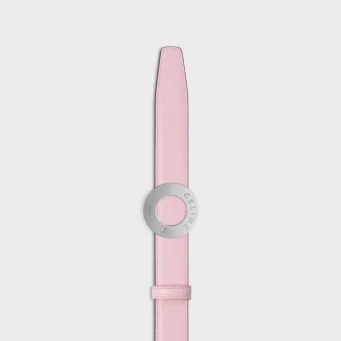 Celine Disc Buckle 25Mm in Metal & Reversible Strap 25Mm in Taurillon Celine Disc Buckle 25Mm in Metal & Reversible Strap 25Mm in Taurillon