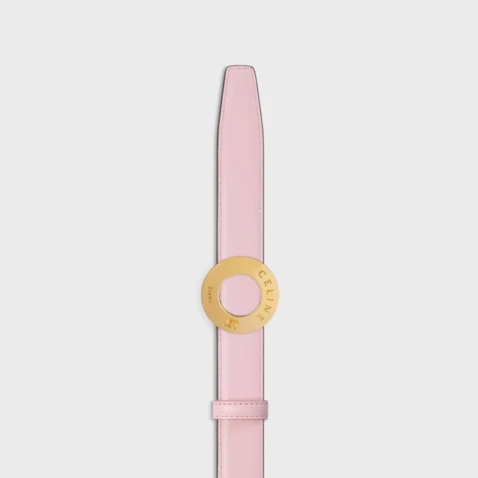 Celine Disc Buckle 25Mm in Metal & Reversible Strap 25Mm in Taurillon Celine Disc Buckle 25Mm in Metal & Reversible Strap 25Mm in Taurillon