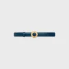 Celine Disc Buckle 25Mm in Metal & Reversible Strap 25Mm in Taurillon and Natural Calfskin Celine Disc Buckle 25Mm in Metal & Reversible Strap 25Mm in Taurillon and Natural Calfskin