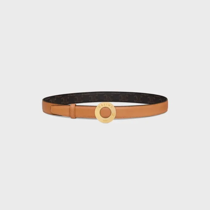 Celine Disc Buckle & Reversible Strap 25Mm Celine Disc Buckle & Reversible Strap 25Mm