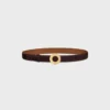 Celine Disc Buckle & Reversible Strap 25Mm Celine Disc Buckle & Reversible Strap 25Mm