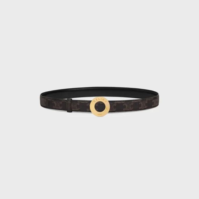 Celine Disc Buckle & Reversible Strap 25Mm Celine Disc Buckle & Reversible Strap 25Mm