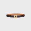 Celine Disc Buckle & Reversible Strap 25Mm Celine Disc Buckle & Reversible Strap 25Mm