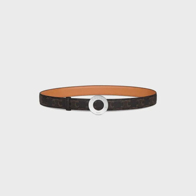 Celine Disc Buckle & Reversible Strap 25Mm Celine Disc Buckle & Reversible Strap 25Mm