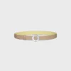 Celine Disc Buckle & Reversible Strap 25Mm Celine Disc Buckle & Reversible Strap 25Mm