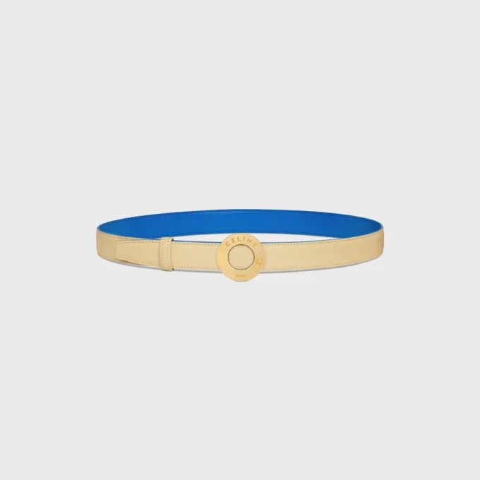 Celine Disc Buckle & Reversible Strap 25Mm Celine Disc Buckle & Reversible Strap 25Mm