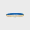 Celine Disc Buckle & Reversible Strap 25Mm Celine Disc Buckle & Reversible Strap 25Mm