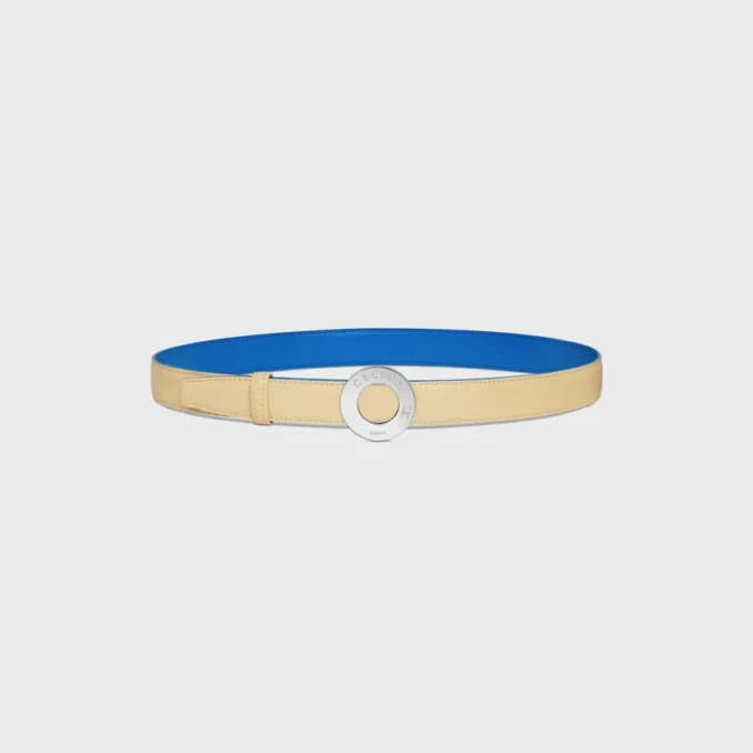Celine Disc Buckle & Reversible Strap 25Mm Celine Disc Buckle & Reversible Strap 25Mm
