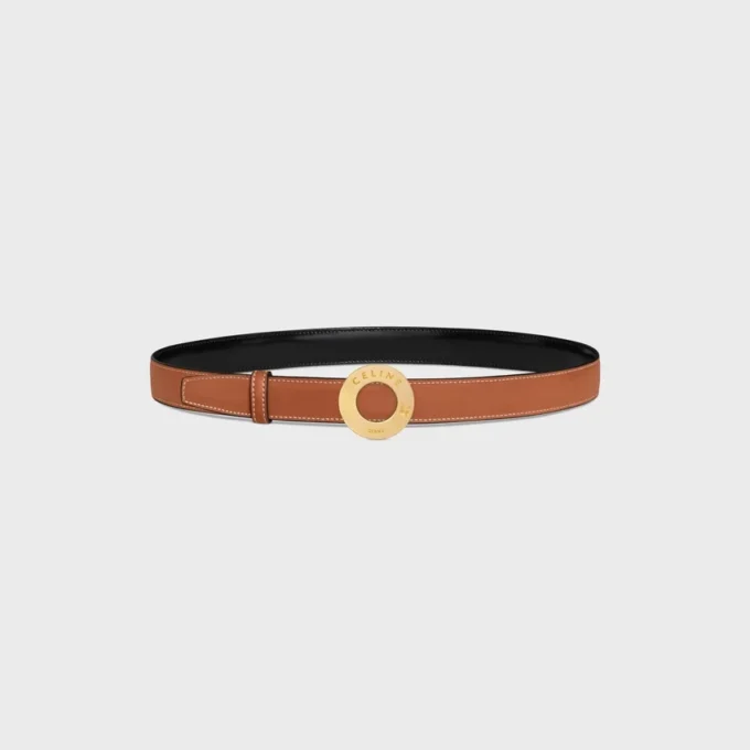Celine Disc Buckle & Reversible Strap 25Mm Celine Disc Buckle & Reversible Strap 25Mm