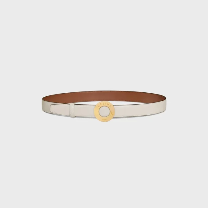 Celine Disc Buckle & Reversible Strap 25Mm Celine Disc Buckle & Reversible Strap 25Mm