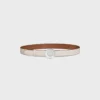 Celine Disc Buckle & Reversible Strap 25Mm Celine Disc Buckle & Reversible Strap 25Mm
