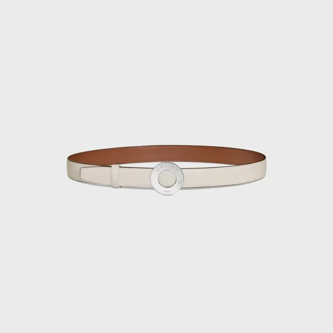 Celine Disc Buckle & Reversible Strap 25Mm Celine Disc Buckle & Reversible Strap 25Mm