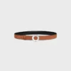 Celine Disc Buckle & Reversible Strap 25Mm Celine Disc Buckle & Reversible Strap 25Mm
