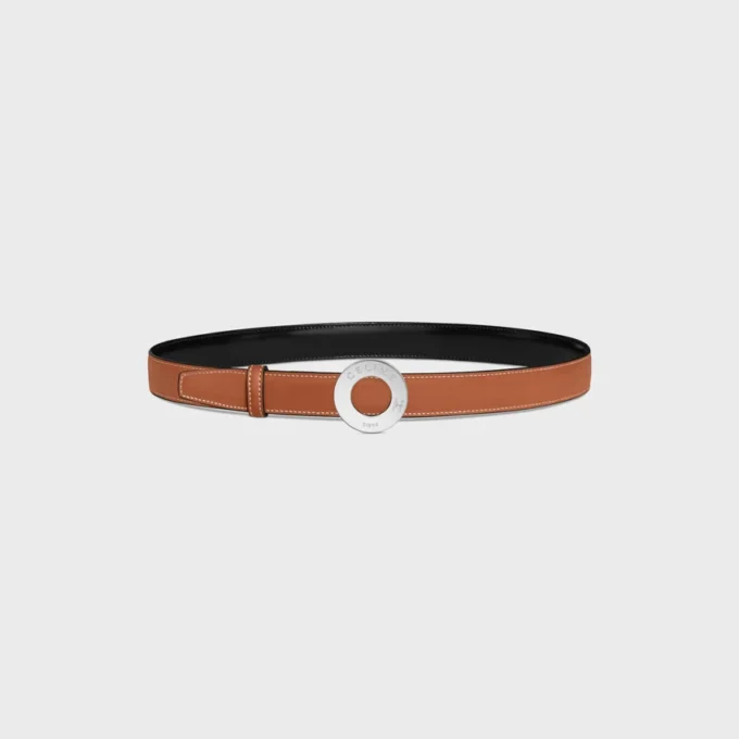 Celine Disc Buckle & Reversible Strap 25Mm Celine Disc Buckle & Reversible Strap 25Mm