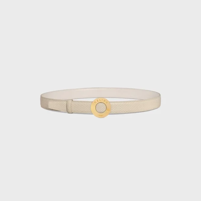 Celine Disc Buckle & Reversible Strap 25Mm Celine Disc Buckle & Reversible Strap 25Mm