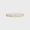 Celine Disc Buckle & Reversible Strap 25Mm Celine Disc Buckle & Reversible Strap 25Mm
