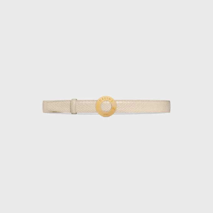 Celine Disc Buckle & Reversible Strap 25Mm Celine Disc Buckle & Reversible Strap 25Mm