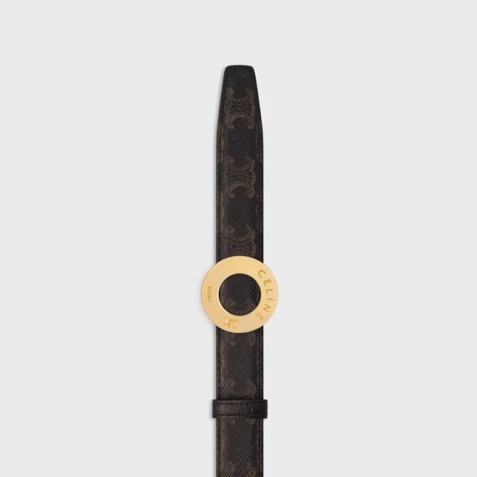 Celine Disc Buckle & Reversible Strap 25Mm Celine Disc Buckle & Reversible Strap 25Mm