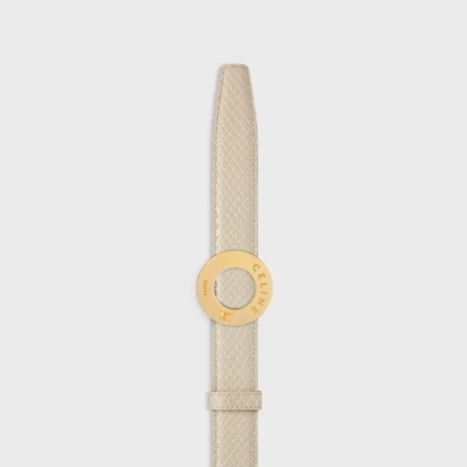 Celine Disc Buckle & Reversible Strap 25Mm Celine Disc Buckle & Reversible Strap 25Mm