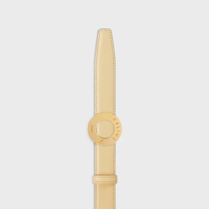 Celine Disc Buckle & Reversible Strap 25Mm Celine Disc Buckle & Reversible Strap 25Mm
