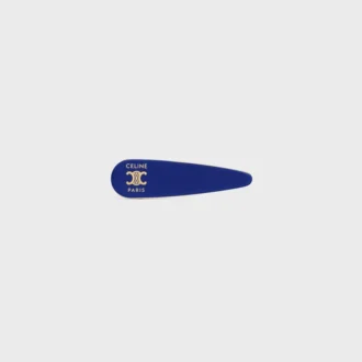 Celine Hair Clip in Brass with Gold Finish, Steel and Zamak