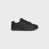 Celine Huntington Low Lace-Up Sneaker in Tumbled Leather and Mesh Celine Huntington Low Lace-Up Sneaker in Tumbled Leather and Mesh