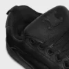 Celine Huntington Low Lace-Up Sneaker in Tumbled Leather and Mesh Celine Huntington Low Lace-Up Sneaker in Tumbled Leather and Mesh