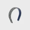 Celine Jacquard Triomphe Headband in Cotton, Polyamide, Polyester and Calfskin Celine Jacquard Triomphe Headband in Cotton, Polyamide, Polyester and Calfskin