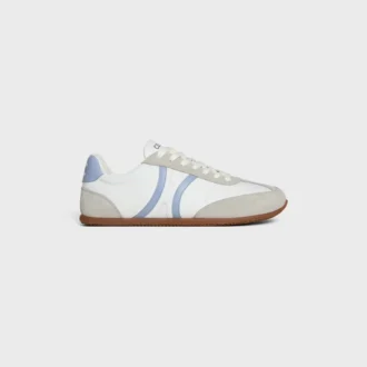Celine Jogger – Low Lace-Up Sneaker in Calfskin and Suede Calfskin