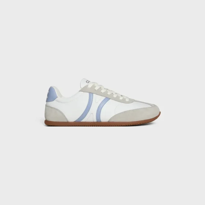 Celine Jogger – Low Lace-Up Sneaker in Calfskin and Suede Calfskin Celine Jogger – Low Lace-Up Sneaker in Calfskin and Suede Calfskin