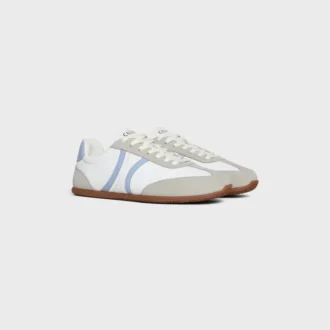 Celine Jogger – Low Lace-Up Sneaker in Calfskin and Suede Calfskin