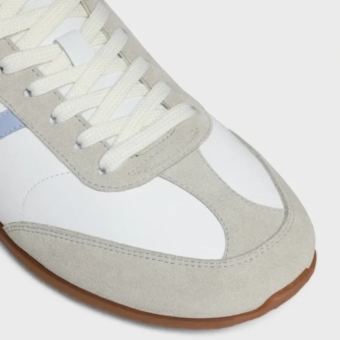 Celine Jogger – Low Lace-Up Sneaker in Calfskin and Suede Calfskin Celine Jogger – Low Lace-Up Sneaker in Calfskin and Suede Calfskin