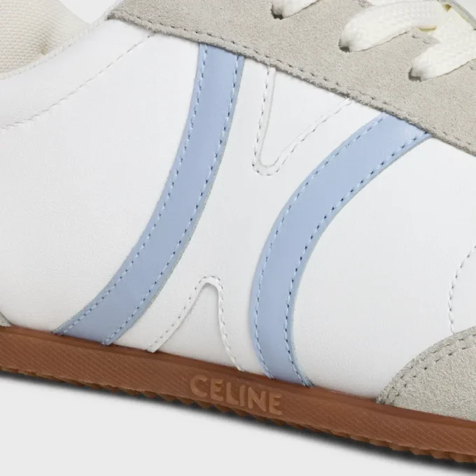 Celine Jogger – Low Lace-Up Sneaker in Calfskin and Suede Calfskin Celine Jogger – Low Lace-Up Sneaker in Calfskin and Suede Calfskin