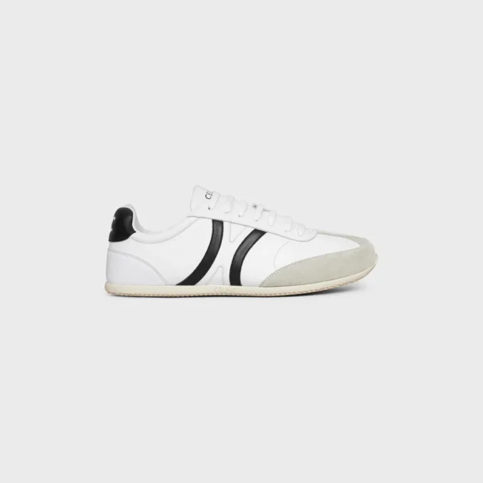 Celine Jogger Low Lace-Up Sneaker in Calfskin & Suede Calfskin Celine Jogger Low Lace-Up Sneaker in Calfskin & Suede Calfskin