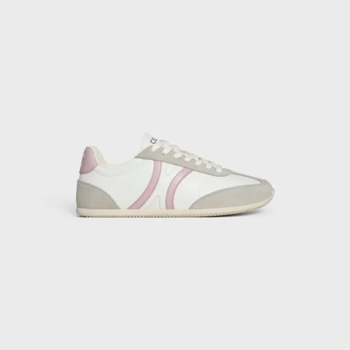 Celine Jogger Low Lace-Up Sneaker in Calfskin & Suede Calfskin Celine Jogger Low Lace-Up Sneaker in Calfskin & Suede Calfskin
